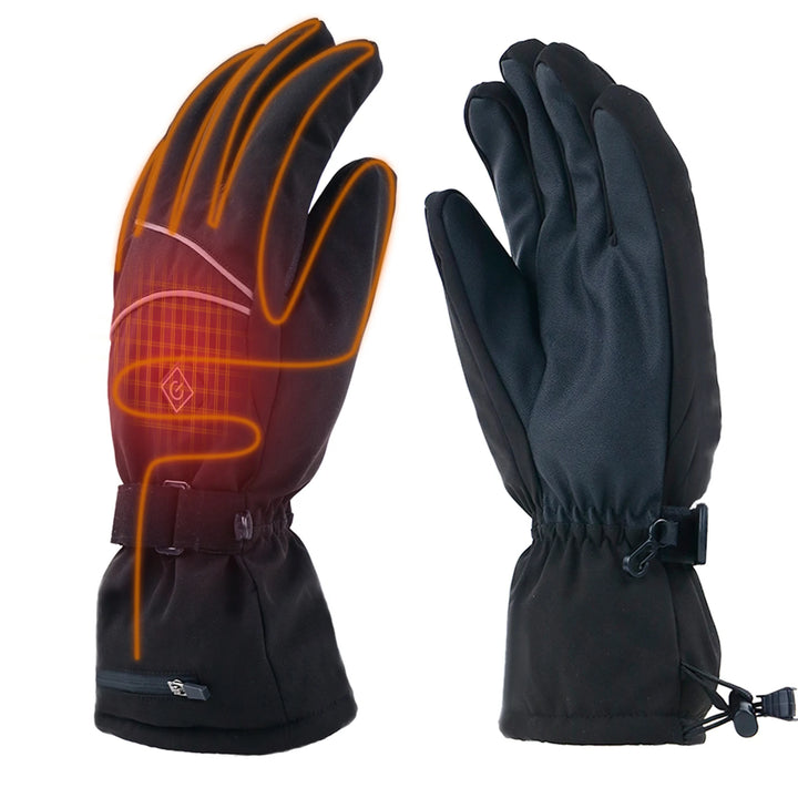 Electric Heated Gloves for Men and Women Water-resistant Winter Warm Touchscreen Gloves Outdoor Sport Gloves Mittens for Skiing - Vogue Vista UK